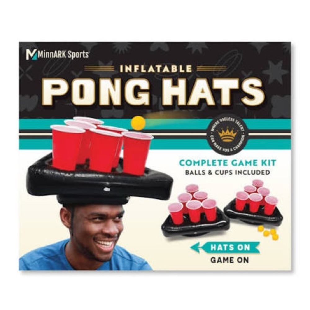 Inflatable Pong Hat Game